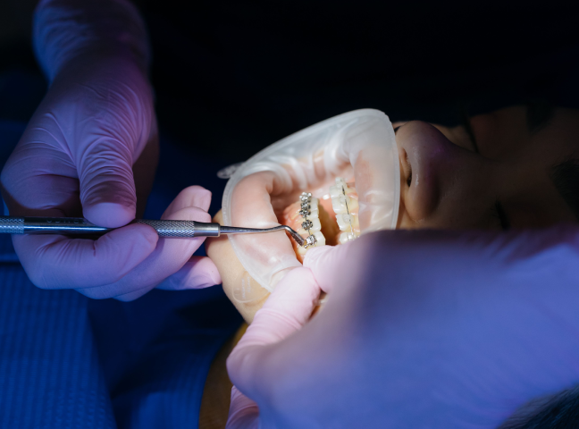 Our Dentist Clinics in Jaffna Treats a Patient with “Crystals” on Her Teeth